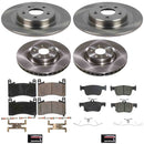 OE Stock Replacement Low-Dust Ceramic Brake Pad and Rotor Kit