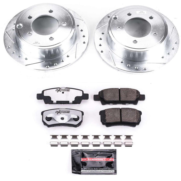 PowerStop Z26 Street Performance Ceramic Brake Pad and Drilled & Slotted Rotor K