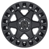 17X9 Black Rhino York Matte Black Wheel/Rim 5X127 ET-12 5-127 17-9