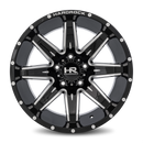 20x12 Hardrock Painkiller XPosed Gloss Black Milled 6x139.7 ET-44 wheel/rim-1