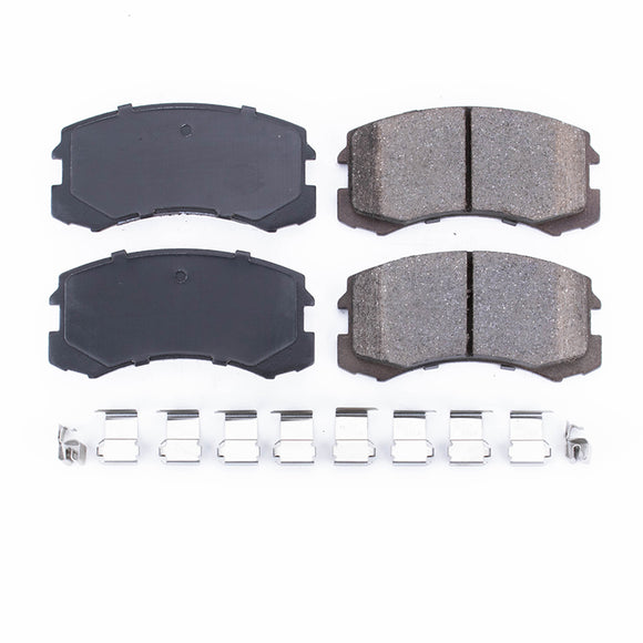 PowerStop Z17 Evolution Ceramic Brake Pads With Hardware