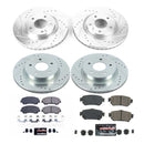 PowerStop Z23 Daily Driver Carbon-Fiber Ceramic Brake Pad and Drilled & Slotted