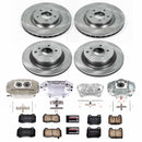PowerStop OE Stock Replacement Low-Dust Ceramic Brake Pad, Rotor and Caliper Kit