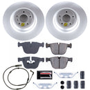 PowerStop Genuine Geomet Coated Rotor and Carbon-Fiber Ceramic Brake Pad Kit