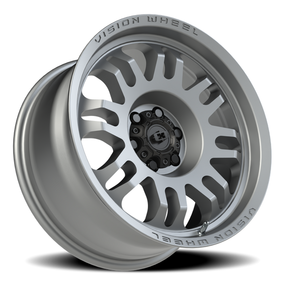 17x8.5 Vision 409 Inferno Satin Grey 6x114.3 6x4.5 ET0 Wheel Rim