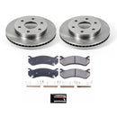 PowerStop OE Stock Replacement Low-Dust Ceramic Brake Pad and Rotor Kit