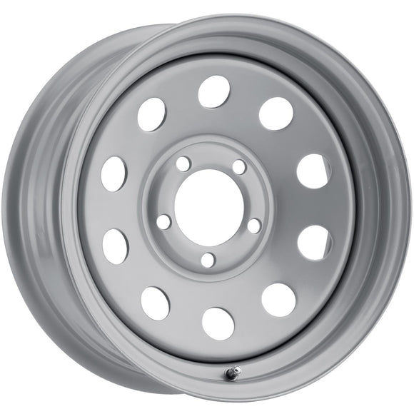 15X6 Vision Mod Trailer Silver  ET0 Wheel Rim
