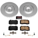 PowerStop Genuine Geomet Coated Rotor and Carbon-Fiber Ceramic Brake Pad Kit