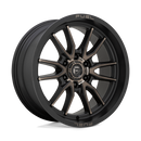 20x9 Fuel Off-Road D762 Clash Matte Black Double Dark Tint 6x139.7 ET1 Wheel