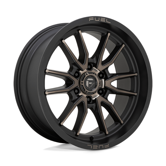 20x9 Fuel Off-Road D762 Clash Matte Black Double Dark Tint 6x139.7 ET1 Wheel