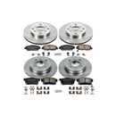 PowerStop OE Stock Replacement Low-Dust Ceramic Brake Pad and Rotor Kit
