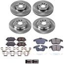 PowerStop OE Stock Replacement Low-Dust Ceramic Brake Pad and Rotor Kit
