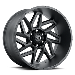 20x10 Vision 361 Spyder Satin Black Wheel 5x127 ET-25 CB78.1