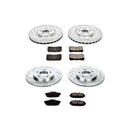 PowerStop Z23 Daily Driver Carbon-Fiber Ceramic Brake Pad and Drilled & Slotted