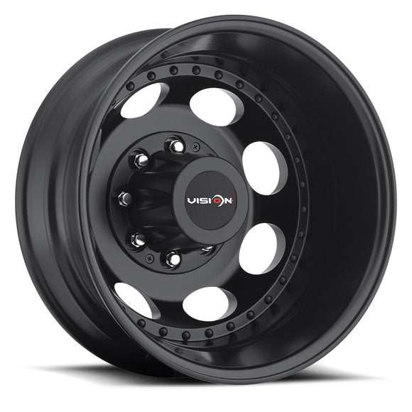 16x6 Vision 181Z Hauler Matte Black 8x170 ET-137 Wheel Rim