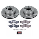 PowerStop OE Stock Replacement Low-Dust Ceramic Brake Pad and Rotor Kit