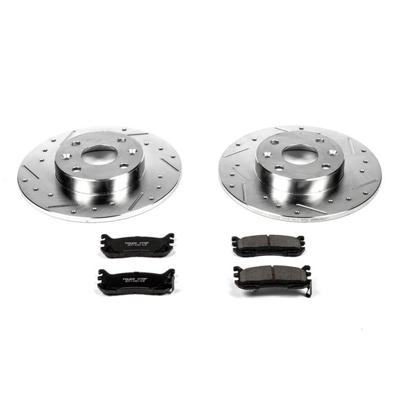 PowerStop Z23 Daily Driver Carbon-Fiber Ceramic Brake Pad and Drilled & Slotted
