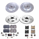 PowerStop Z23 Daily Driver Carbon-Fiber Ceramic Brake Pad and Drilled & Slotted