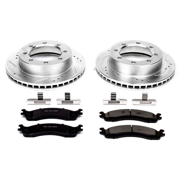PowerStop Z23 Daily Driver Carbon-Fiber Ceramic Brake Pad and Drilled & Slotted
