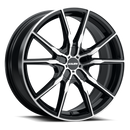 18x8 Kalon Pyro-202 Gloss Black/Machined Face Wheel 5x100 ET40 CB73