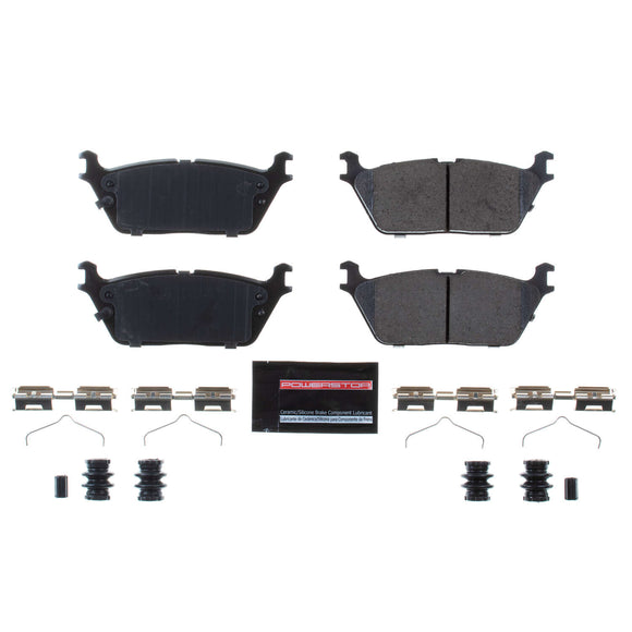PowerStop Z23 Evolution Sport Carbon-Fiber Brake Pads With Hardware