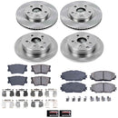 PowerStop OE Stock Replacement Low-Dust Ceramic Brake Pad and Rotor Kit