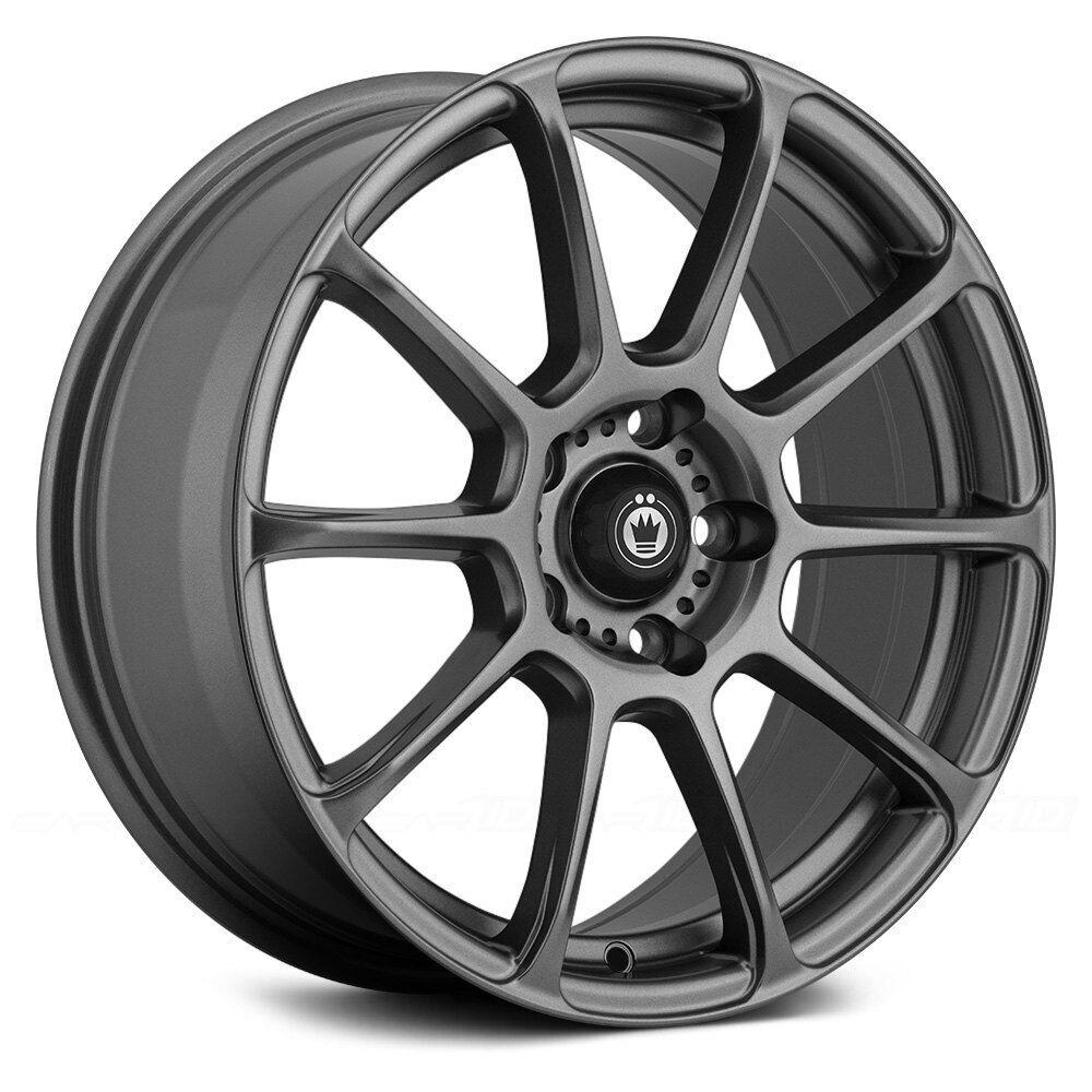 17x7.5 Konig Runlite Matte Grey 5x114.3 5x4.5 ET35 Wheel Rim