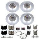 PowerStop Genuine Geomet Coated Rotor and Carbon-Fiber Ceramic Brake Pad Kit