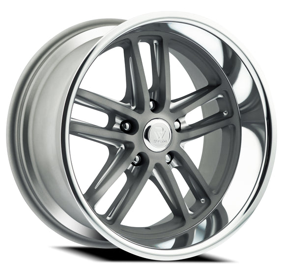 20x8 Resto Maverick Gun Metal Diamond Cut Lip 5x114.3 ET1 CB72.69 Wheel