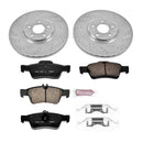 PowerStop Z23 Daily Driver Carbon-Fiber Ceramic Brake Pad and Drilled & Slotted