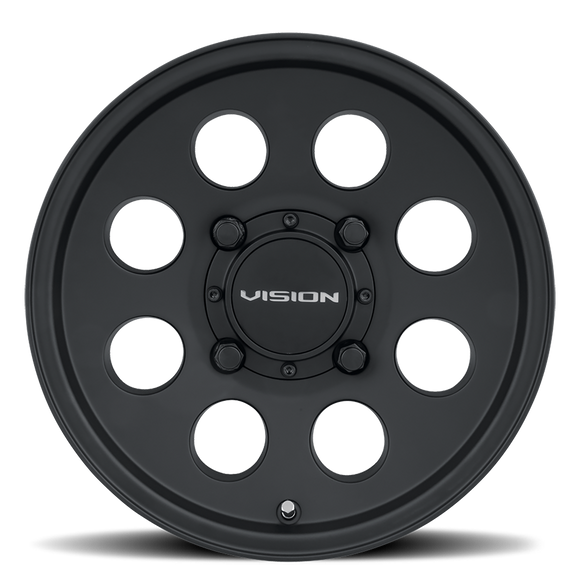 15X7 Vision Midway Satin Black 4x136 ET13 Wheel Rim
