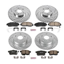 PowerStop Z23 Daily Driver Carbon-Fiber Ceramic Brake Pad and Drilled & Slotted