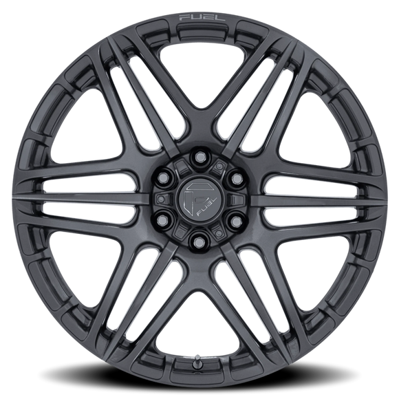 22x9.5 Fuel Off-Road Weapon Platinum Wheel 6x139.7 ET0 CB106.1