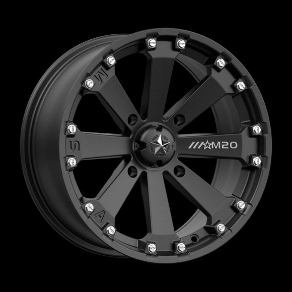 16X7 MSA OFFROAD Kore Black Wheel/Rim 4X137 ET0 4-137 16-7 M20-06737