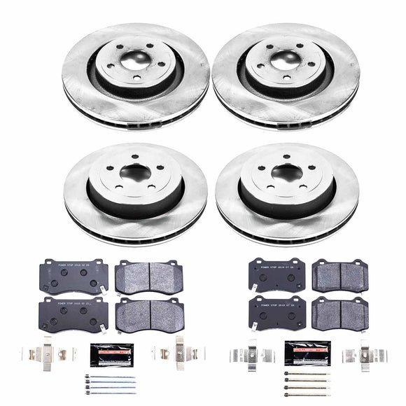 PowerStop Track Day High-Performance Brake Pad and Rotor Kit