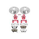 PowerStop Z26 Street Performance Ceramic Brake Pad, Drilled Slotted Rotor, and C