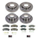 PowerStop OE Stock Replacement Low-Dust Ceramic Brake Pad and Rotor Kit