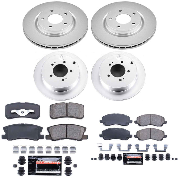 Z23 Daily Driver Premium Carbon-Fiber Ceramic Brake Pad and Fully Coated Rotor K