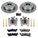 PowerStop OE Stock Replacement Low-Dust Ceramic Brake Pad, Rotor and Caliper Kit