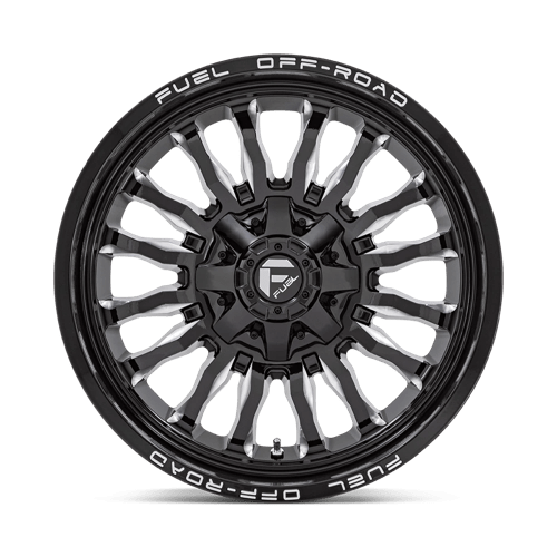 20X10 Fuel 1PC D795 ARC Gloss Black Milled 8X165.1 8X6.5 ET-18 Wheel Rim