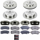 PowerStop OE Stock Replacement Low-Dust Ceramic Brake Pad, Rotor and Caliper Kit