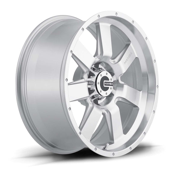 20x9 Mamba M14 Wheel/Rim 6x139.7 20x9 6-139.7 20-9 Silver ET12