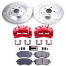 PowerStop Z23 Daily Driver Carbon-Fiber Ceramic Pads Drilled & Slotted Rotor & C