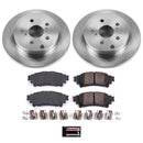 PowerStop OE Stock Replacement Low-Dust Ceramic Brake Pad and Rotor Kit