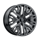 24X10 Performance Replicas PR197 Black 6X139.7 6X5.5 ET31 Wheel Rim-2