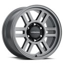 17x9 Vision 355 Manx 2 Overland Satin Grey 6x139.7 6x5.5 ET-12 Wheel Rim