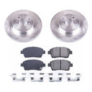PowerStop OE Stock Replacement Low-Dust Ceramic Brake Pad and Rotor Kit