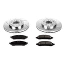 PowerStop Z23 Daily Driver Carbon-Fiber Ceramic Brake Pad and Drilled & Slotted