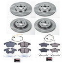 PowerStop OE Stock Replacement Low-Dust Ceramic Brake Pad and Rotor Kit
