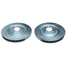 PowerStop Evolution Drilled Slotted Rotors Pair Front For Chevrolet Corvette
